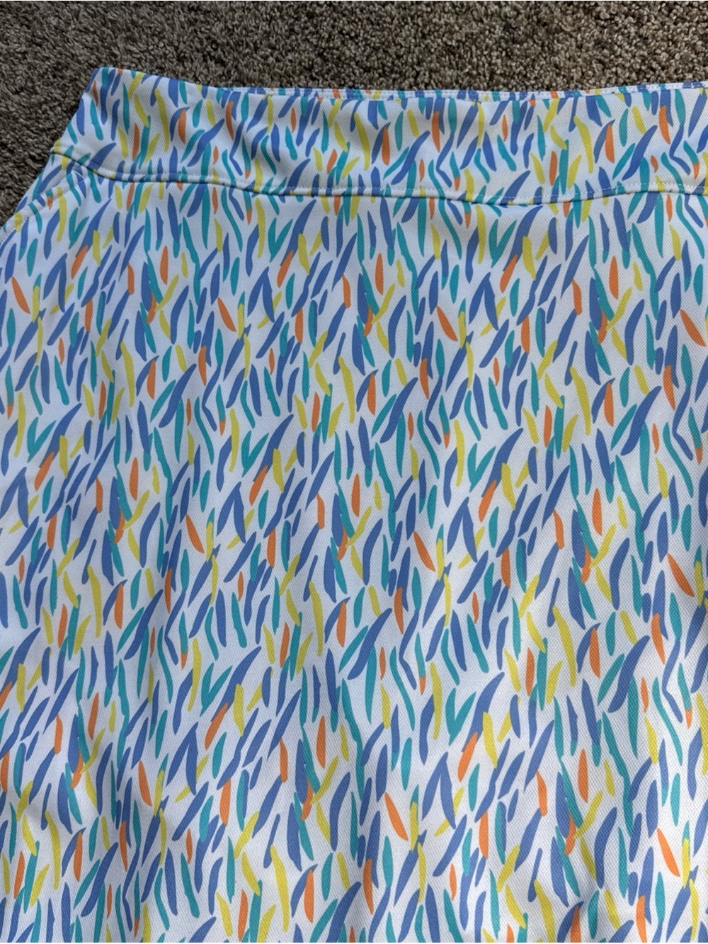 Printed A-Line Women's Large Skort Multi Color Bermuda Sands nwt Retail $85 - Picture 3 of 8